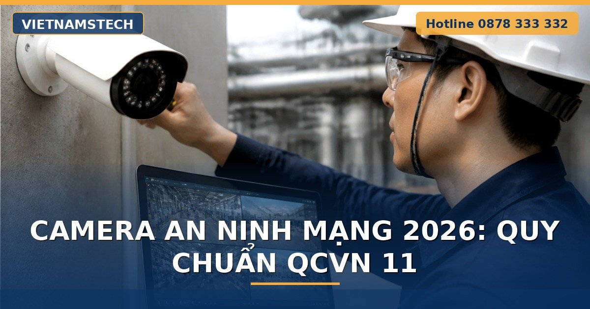 Camera An Ninh Mạng 2026: Quy Chuẩn QCVN 11 Doanh Nghiệp Hà Tĩnh Phải Đáp Ứng Gì