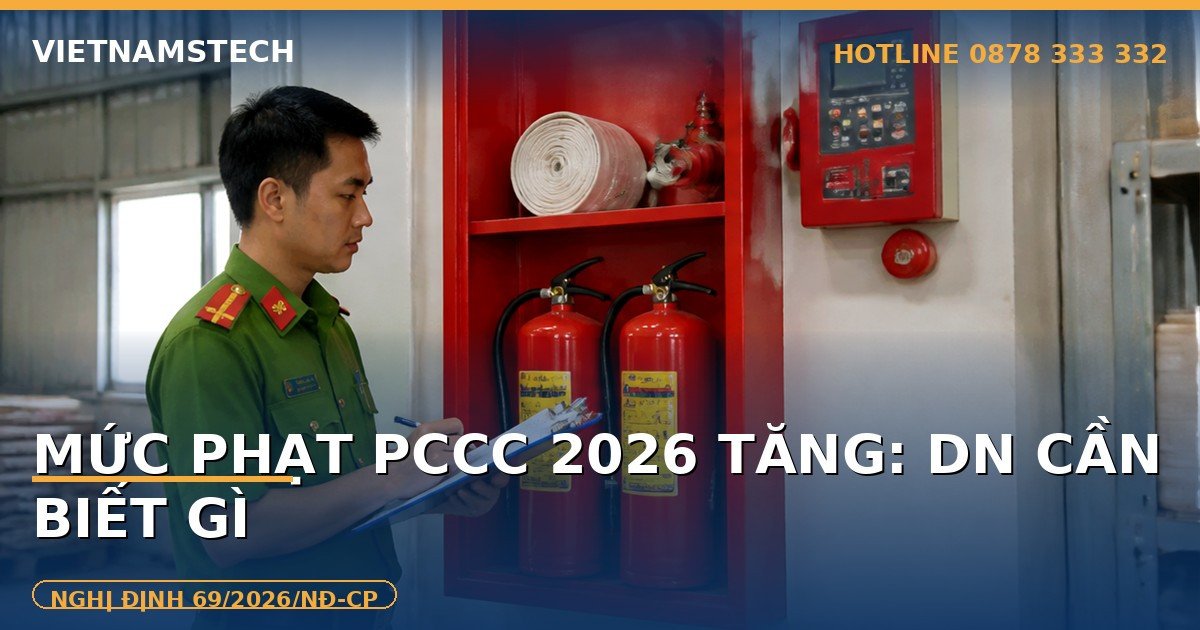 Mức Phạt PCCC 2026 Tăng: Doanh Nghiệp Hà Tĩnh Cần Biết Gì Trước Khi Bị Xử Phạt